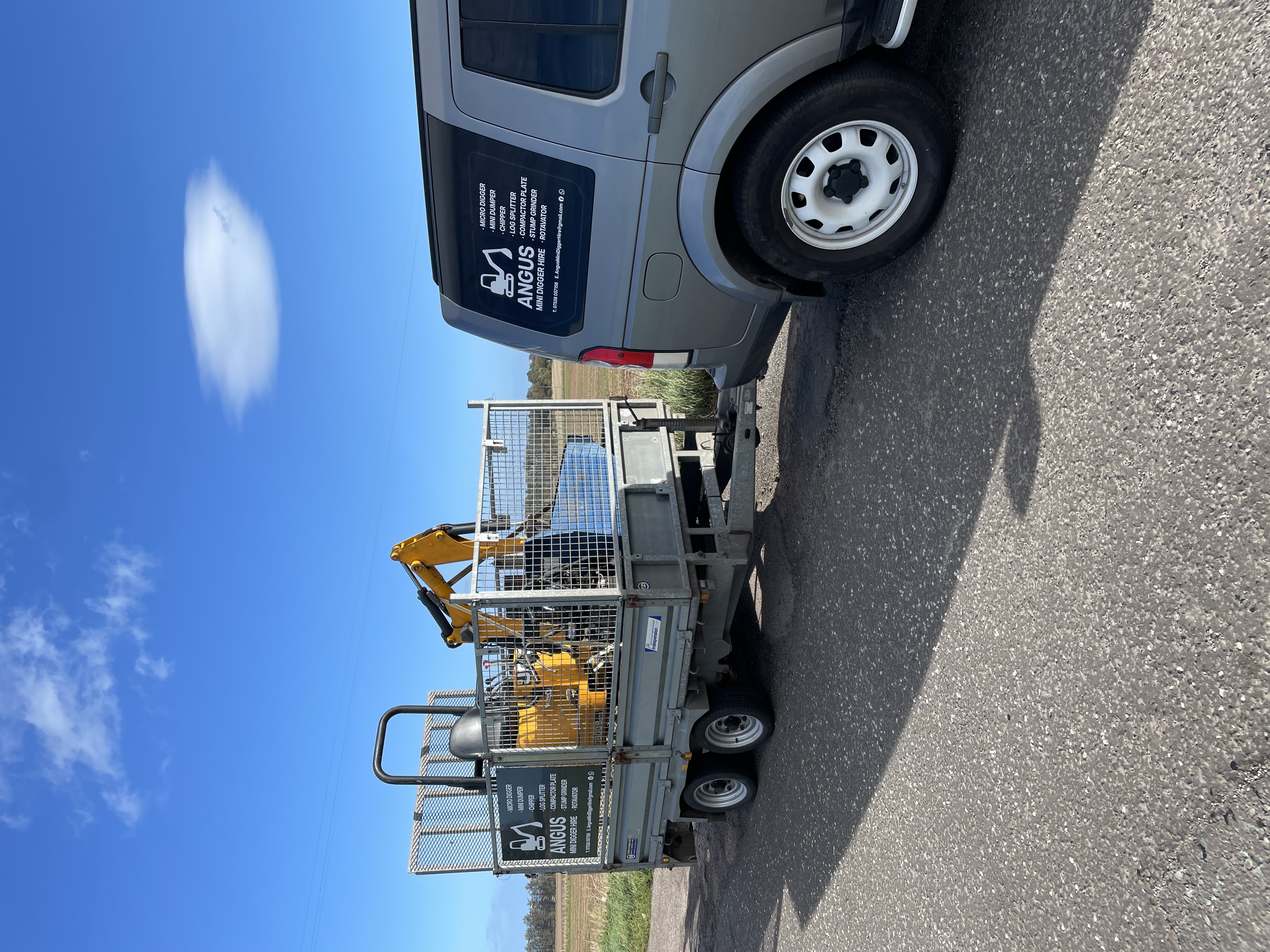 Angus Mini Digger Hire Equipment